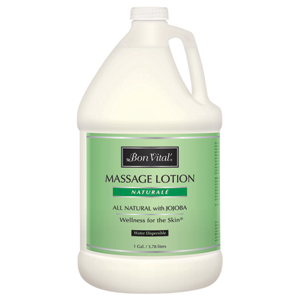 Bon Vital® Naturale Massage Lotion - 1 gallon bottle - Case of 4 - BioHealing Plus