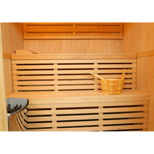SunRay Tiburon 4-Person Indoor Traditional Sauna HL400SN - BioHealing Plus