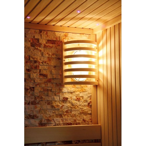 SunRay Westlake 3 Person Luxury Traditional Sauna 300LX - BioHealing Plus