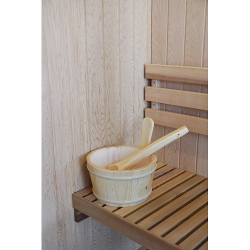 SunRay Aston 1-Person Indoor Traditional Sauna HL100TN - BioHealing Plus