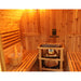 SunRay Oasis 4 Person Traditional Canopy Barrel Sauna - BioHealing Plus