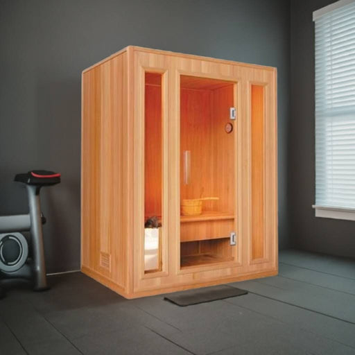 SunRay Southport 3 Person Traditional Sauna HL300SN - BioHealing Plus