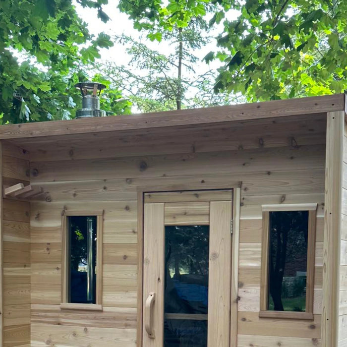 True North 5 Person Outdoor Cabin Sauna - BioHealing Plus