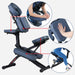 Master Massage Rio Portable Massage Chair - Agate Blue - BioHealing Plus