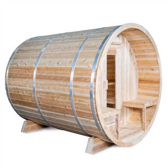 Dundalk CT Serenity Barrel 2-4 Person Sauna CTC2245W
