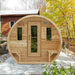 Dundalk CT Elation 4 Person Barrel Sauna | Electric Heater - BioHealing Plus