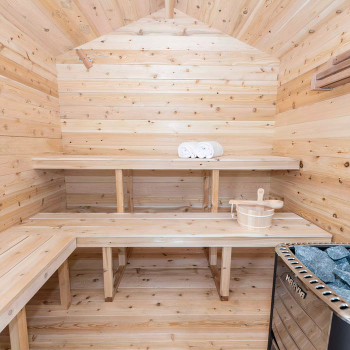 Dundalk Leisure Craft Canadian Georgian 2-6 Person Cabin Sauna CTC88W - BioHealing Plus