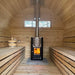 True North 8 Person 10' Long Barrel Sauna - BioHealing Plus