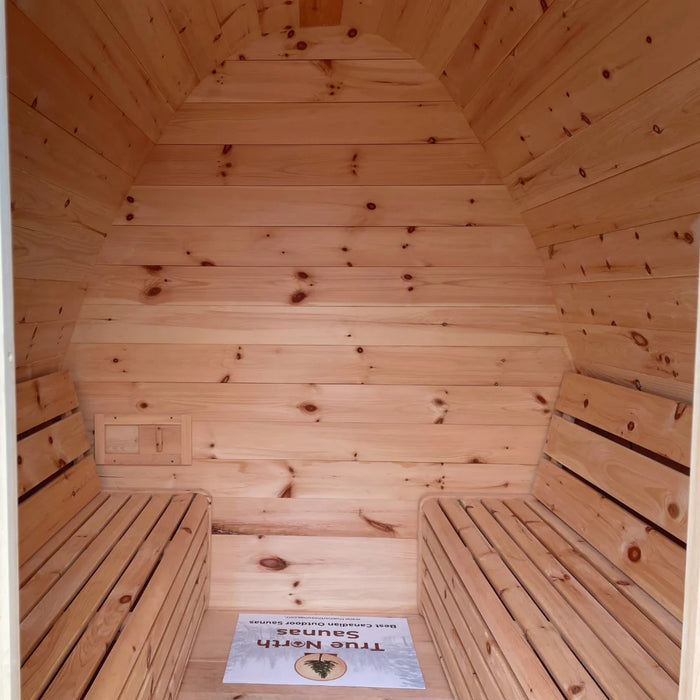 True North Pod 4-8 Person Outdoor Sauna - BioHealing Plus