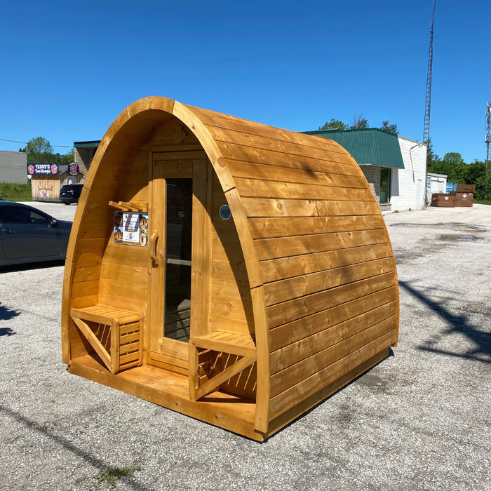 True North Large Pod Outdoor Sauna - BioHealing Plus