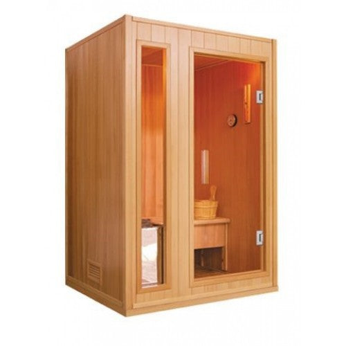 SunRay Baldwin 2-Person Indoor Traditional Sauna HL200SN - BioHealing Plus
