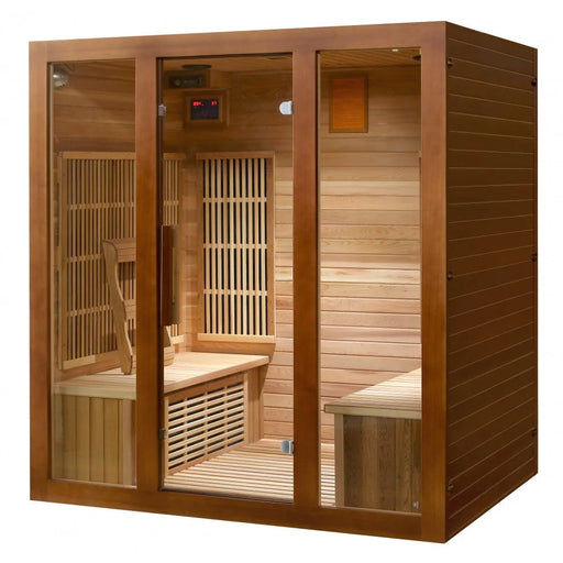 Sunray Roslyn 4-Person Indoor Infrared Sauna HL400KS - BioHealing Plus