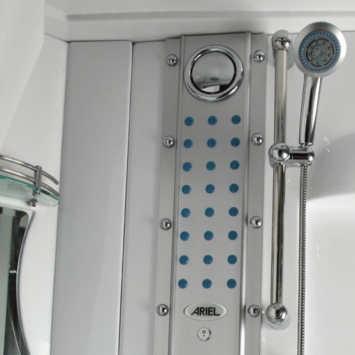 Mesa WS-600P Steam Shower Tub Combo Blue Glass - BioHealing Plus