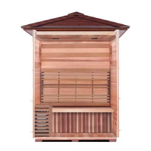 SunRay Freeport 3-Person Outdoor Traditional Sauna HL300D1 - BioHealing Plus