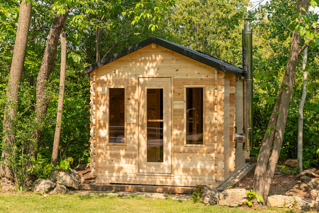 Dundalk CT Georgian 2-6 Cabin Sauna with Changeroom CTC88CW - BioHealing Plus