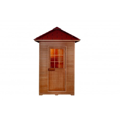 SunRay Eagle 2-Person Outdoor Traditional Sauna HL200D1 - BioHealing Plus