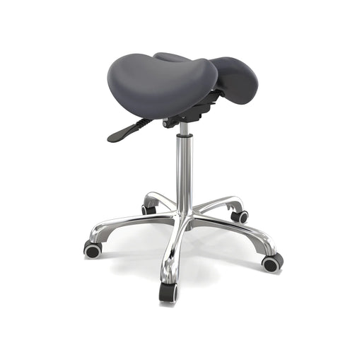 Master Massage Berkeley Ergonomic Split Seat Style Saddle Stool (2 Color Options) - BioHealing Plus