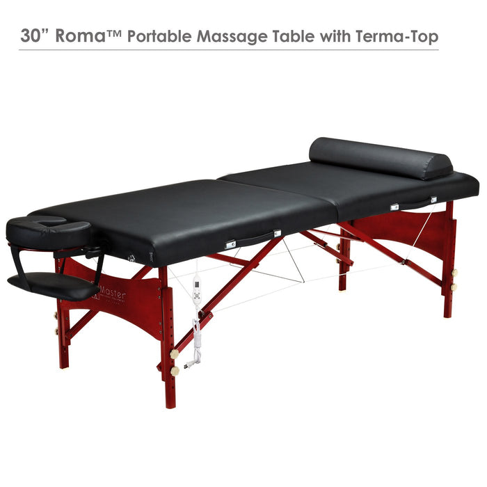 Master Massage 30" Roma II Portable Massage Table Deluxe Package - BioHealing Plus
