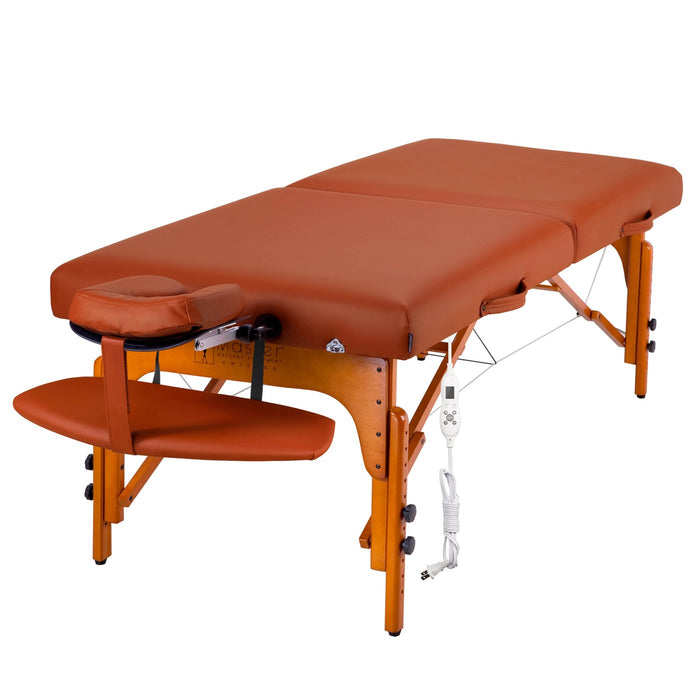Master Massage 31" SANTANA™ Portable Massage Table Package with Therma-Top® - BioHealing Plus
