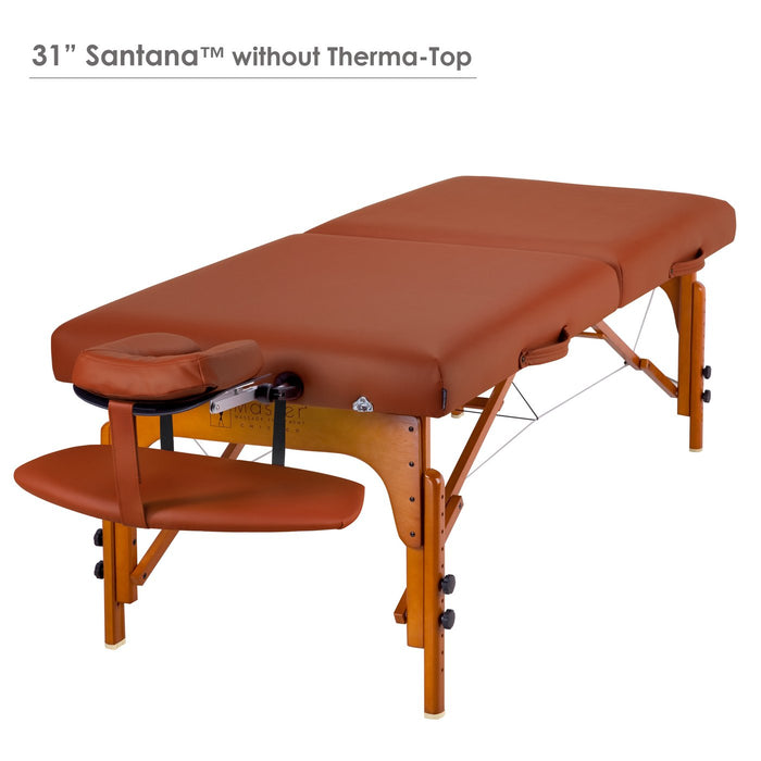 Master Massage 31" SANTANA™ Portable Massage Table Package with Therma-Top® - BioHealing Plus