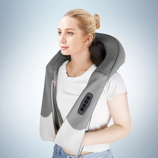 Hilmar Cordless Portable Neck and Shoulder Deep Tissue 3D Kneading Massager with Heat - BioHealing Plus