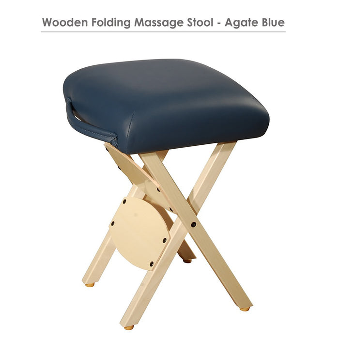 Master Massage Wooden Folding Massage Stool - BioHealing Plus