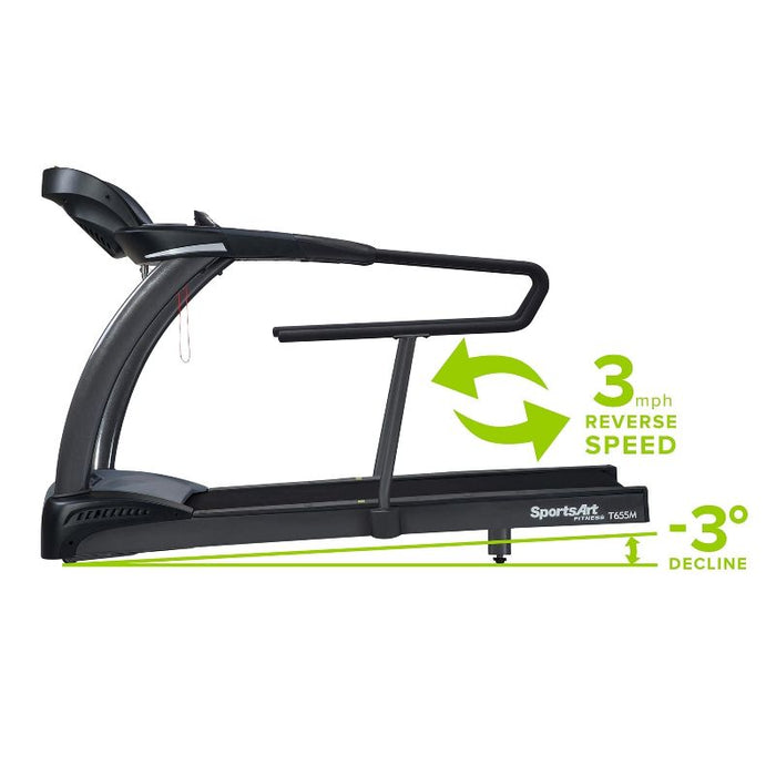 SportsArt T655M Treadmill - BioHealing Plus